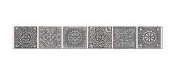 Azori Grazia Grey Nefertiti Бордюр 40,5х6,2 см