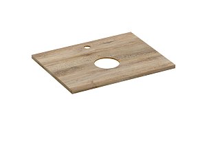 Столешница WOOD из керамогранита Spirit 60x45x2 орех матовый