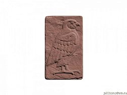 UniStone Птицы 7 Коричневый Вставка 14,2x29,1x3 см