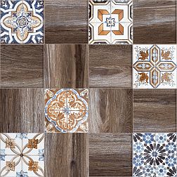 N-ceramica Cubes Wenge Dеcor Напольная плитка 30х30 см