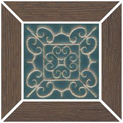 Kerama Marazzi Тровазо ID154 Коричневый светлый Матовый наборный Декор 13x13 см