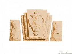 UniStone 1 Бежевый Замковый камень 16,1x24,2x6,5 см