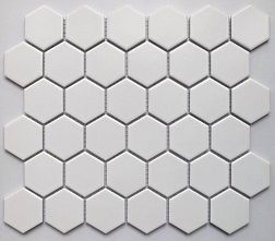Bonaparte Керамическая мозаика Nakama White Белая Матовая 28,1х32,5 (5,1х5,1)