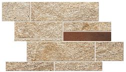 Atlas Concorde Norde Oro Brick Corten A597 Мозаика 29,7x39 см