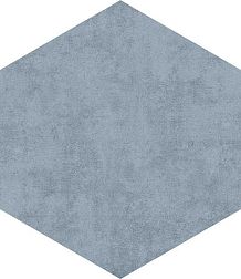 Pamesa Ceramica Atrium Alpha Hex Azul Синий Матовый Керамогранит 25,8x29 см