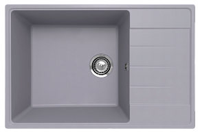 Ulgran Quartz Prima 760-05 бетон Мойка кухонная 50х22