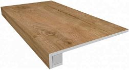 Ametis Selection SI04 Walnut Коричневая Неполированная + Подступенок (14,5x120) Ступень 33х120 см
