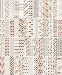 Sant Agostino Decorline Patternbrick Multi Warm Настенная плитка 7,3х30 см