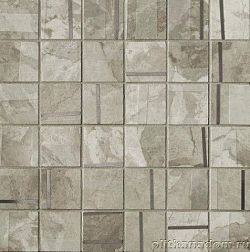 Fap Ceramiche Kamu Grey Metal Mos. Brillante Мозаика 30x30 см