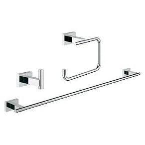 Grohe Essentials Cube 40777001 Набор аксессуаров 3 предмета хром