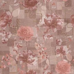 APE Ceramicas Four seasons Decor Set Summer Розовое Матовое Панно 120x120 (Из 2-х плиток) см