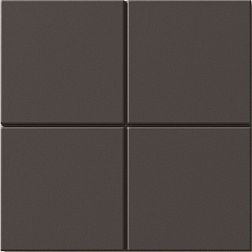 Wow Raster Grid M Basalt Черный Матовый Керамогранит 15x15 см