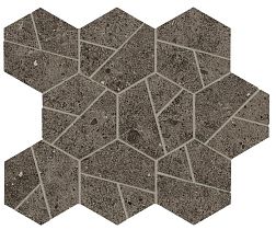 Atlas Concorde Boost Stone Tobacco Mosaico Hex Декор 25х28,5 см