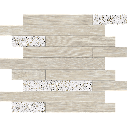 Estima Kraft Wood Nordic KW00-CM00 Muretto Белая Структура Неполированная Мозаика 30х35 см