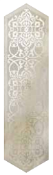 Roberto Cavalli Brightpearl Ivory Losanga Decoro Rett Керамогранит 24x90 см