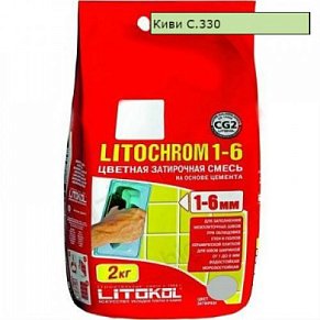 Litokol Затирочная смесь Litochrom 1-6 С.330 Киви 2 кг43