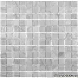 Vidrepur Nature Pearl River № 5600 (на сетке) Серая Глянцевая Мозаика 31,7х31,7 (2,5x2,5)
