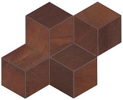 Atlas Concorde Blaze Corten Mosaico Esagono Matt (A0UP) Неглазурованный керамогранит 35х30 см