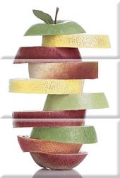 Absolut Keramika Cherry Fruit mosaic Composicion Панно (из 3-х плиток) 10x20 см