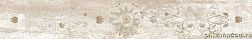 RHS Ceramiche (Rondine group) Amarcord Wood Bianco Tarsie Напольная плитка 15х100 см