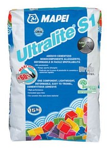 Mapei Ultralite S1 серый Клей плиточный 15 кг135