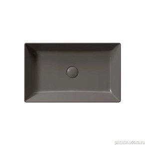 GSI KUBE Раковина X 60x37 без перелива коричневый матовый (945316)