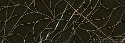 Eletto Ceramica Black&Gold Struttura Decor Коричневый Глянцевый Декор 24,2х70 см