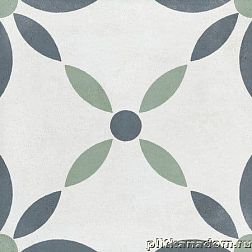 Harmony Havana White Flower Керамогранит декорированный 22,3x22,3 см