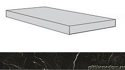 Atlas Concorde Russia Allure Imperial Black Scalino Angolare Sx Ступень угловая 33x120 см