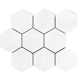 Polcolorit Modern DH Bianco Mosaic Hex Мозаика 30х30 см
