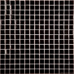 NS-mosaic Econom series GK01 Стекло Черный (сетка) Мозаика 32,7х32,7 (2х2) см