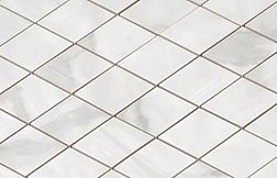 Caramelle Pietrine 7 мм Dolomiti Bianco Pol Белая Полированная Мозаика 30,5х30,5х0,7 (4,8х4,8) см