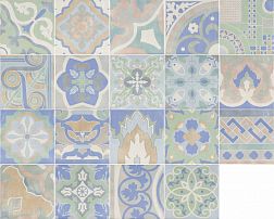 Pamesa Ceramica CR Empoli-CR Senesi Skyblue Керамогранит 22,3х22,3 см