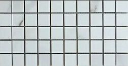 Eletto Ceramica Calacatta Light Белая Матовая Мозаика 15х30 (3х3) см
