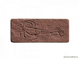 UniStone Наскальная живопись 8 Коричневый Вставка 29,2x14,6x2,2 см