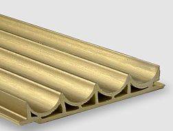 Bonaparte Wave Gold Metal Рифленая Бамбуковая панель 10х280 см