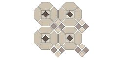 Top Cer Gothenburg Sheet Бежевая Матовая Мозаика 29,5x29,5 см