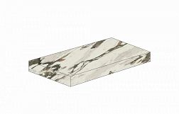 Atlas Concorde Russia Allure Капрайя Белая Матовая Ступень Угловая Левая 33x120 см