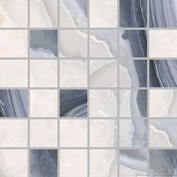 Energieker Agata Msc Blue Tess. Синяя Лаппатированная Мозаика 30x30 (4,8x4,8) см