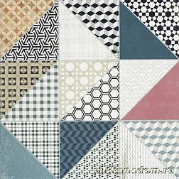 Rako Deco DAK44659 Multicolored Rett Напольная плитка 45x45 см