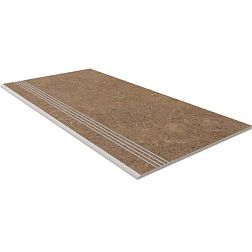 Estima Gobi Dark Beige GO02 Коричневая Неполированная Ступень (с насечками) 30x60 см
