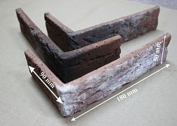 Next Stone Искусственный камень Кирпичная кладка Московский кирпич Угол 5x18x9 (1 компл. = 1,5 пог. м.) см