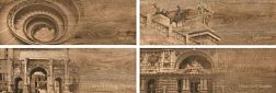 Grasaro Italian Wood GT-252-d01 Dark Brown Декор 20х60 см