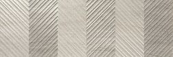 Porcelanite Dos 9542 Sakai Silver Relieve Hiroki Плитка настенная 30x90 см