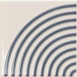 Wow Twister Twist Vapor Titanium Blue Белая Глянцевая Настенная плитка 12,5x12,5 см