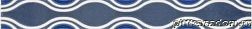 Paradyz Vivian Blue Fala Бордюр 4,8х40 см