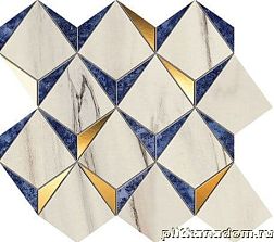 Atlas Concorde Marvel Dream Diamonds Bianco - Ultramarine Мозаика 35,8x32,9 см