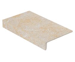 Stroeher Keraplatte Roccia 841 Rosso Ступень прямой угол 29,4х17,5 см