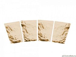 UniStone Трапеция каменная Желтый Обход для арок 10,6x20,7x4,2 см