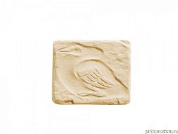 UniStone Птицы 2 Желтый Вставка 14,3x14,3x2,5 см